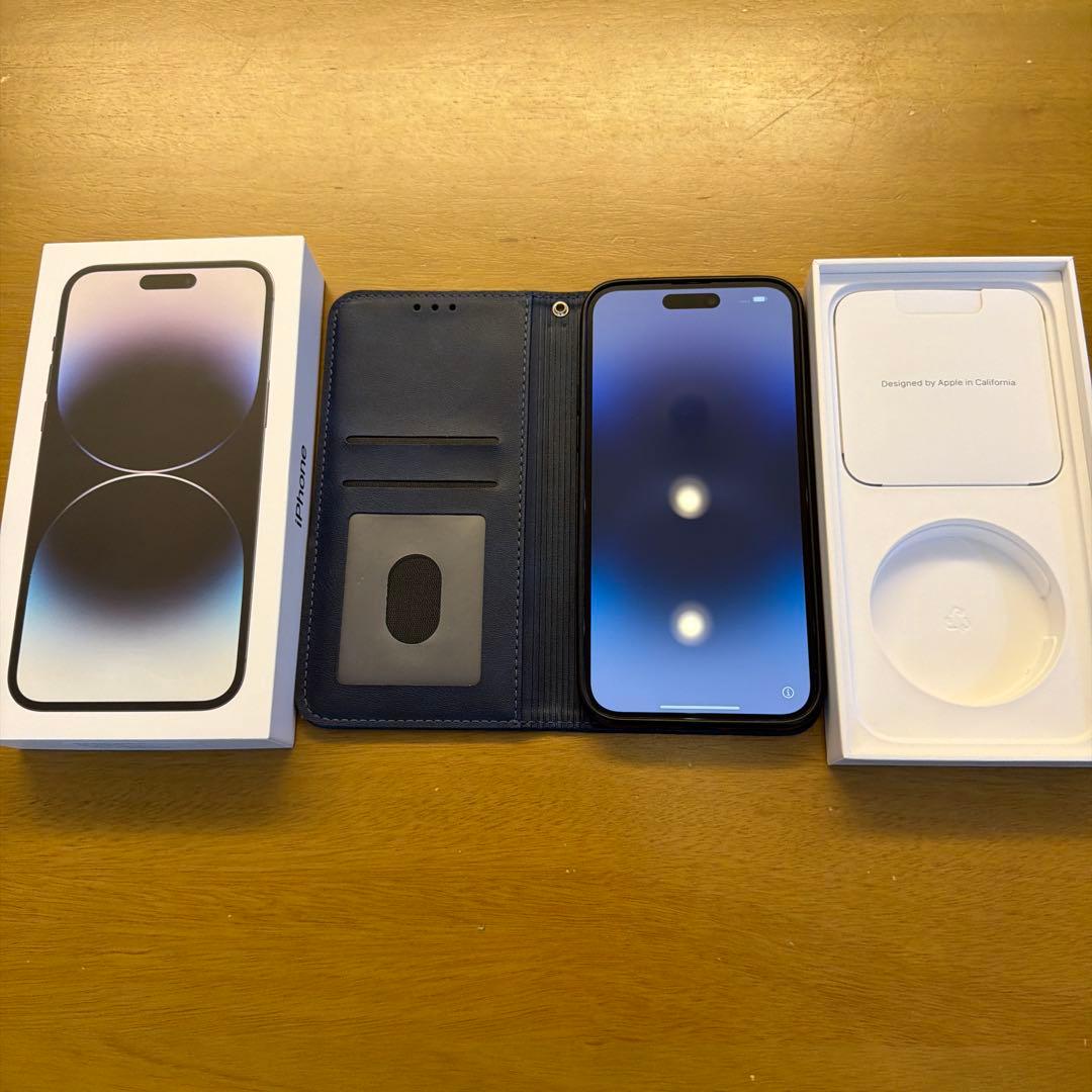 【美品】iPhone 14 Pro Max 128GB スペースブラック 本体