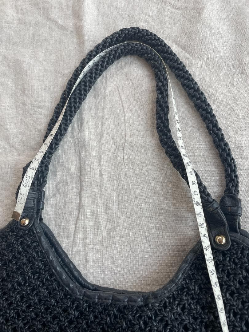 ヘレンカミンスキー レザーハンドル&ラフィア