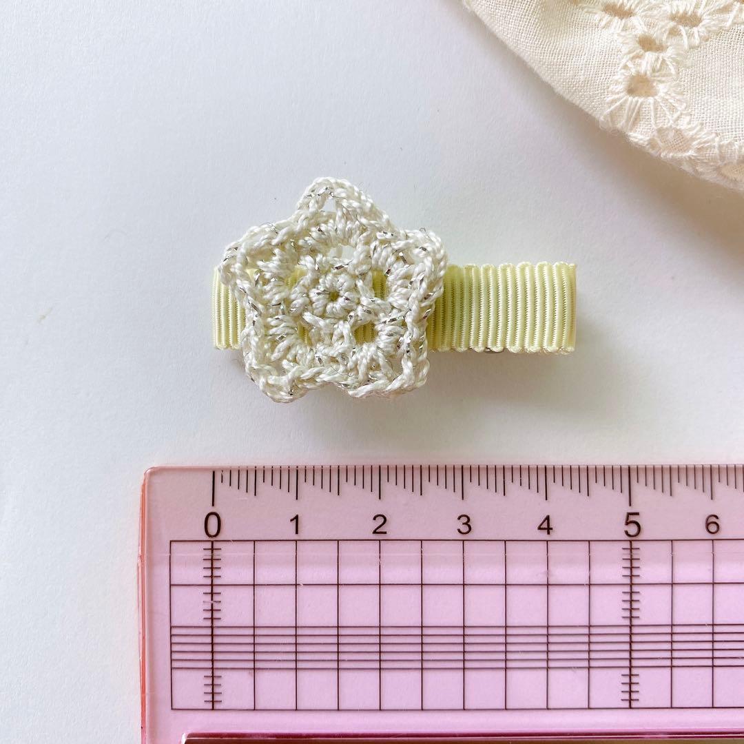 ❁キラキラ星2❁ ベビーヘアピン　ベビーヘアクリップ　ベビーヘアゴム