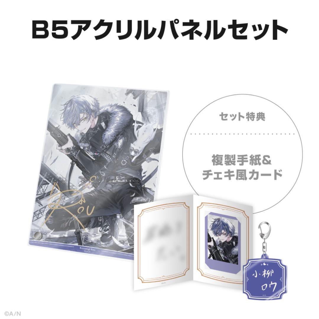 小柳ロウ 誕生日グッズ 2025 B5アクリルパネルセット