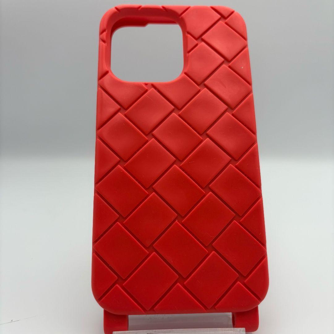 未使用級✨️　ボッテガヴェネタ　iPhoneケース　イントレチャート　ストラップ