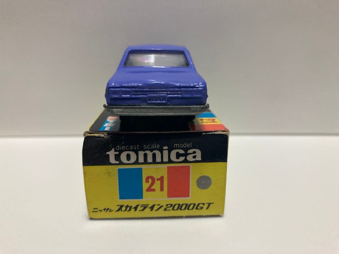 トミカ　日本製　ニッサン　スカイライン2000GT 1Dホイール
