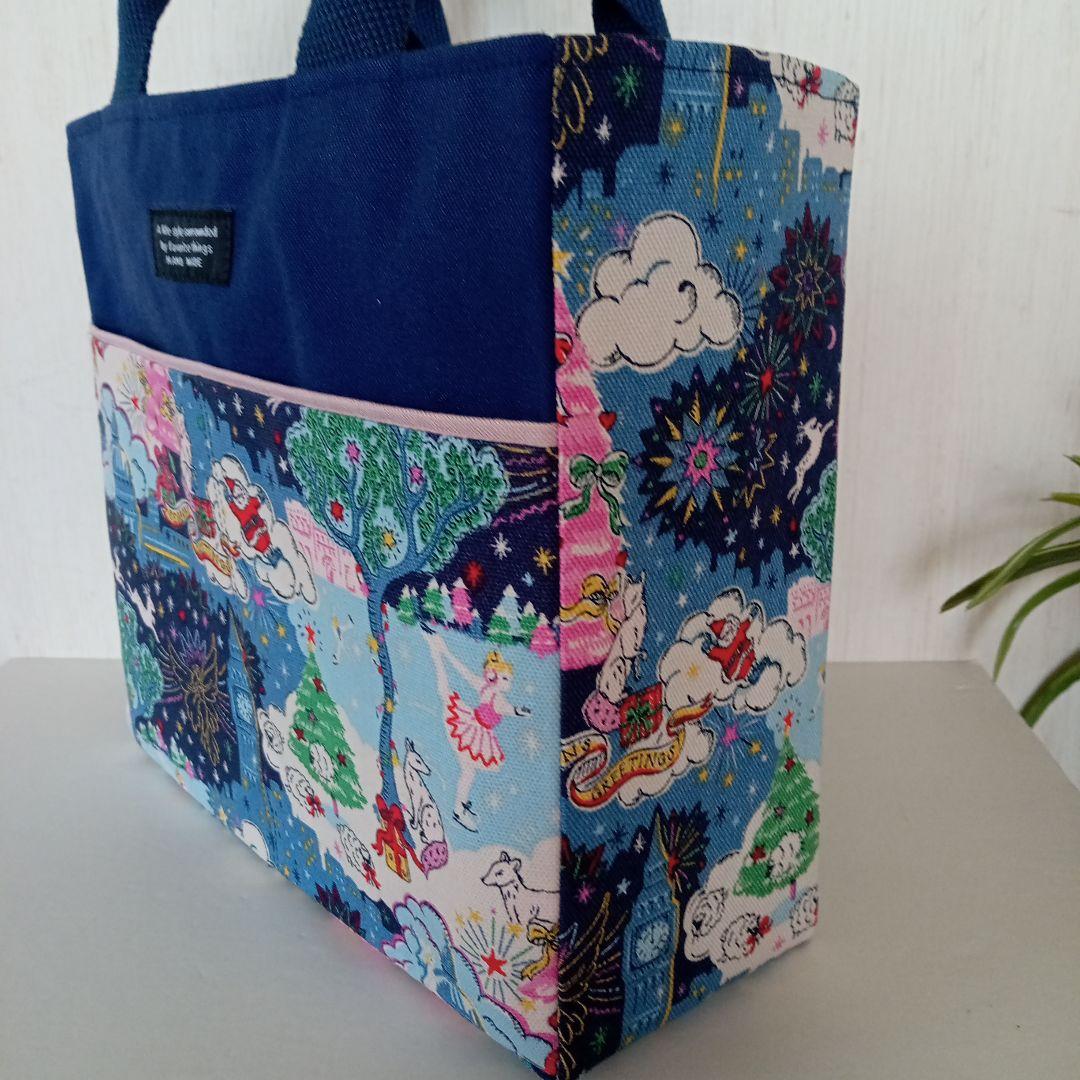 専用品　スクエアトートバック•ショルダーバックコンパクト　ハンドメイド