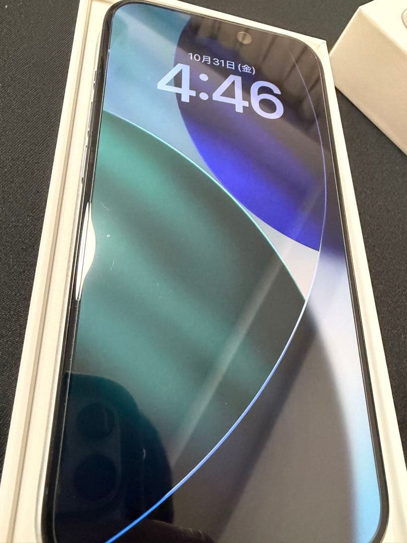 【大きな木の下】iPhone 15 Pro 256GB ブルーチタニウム
