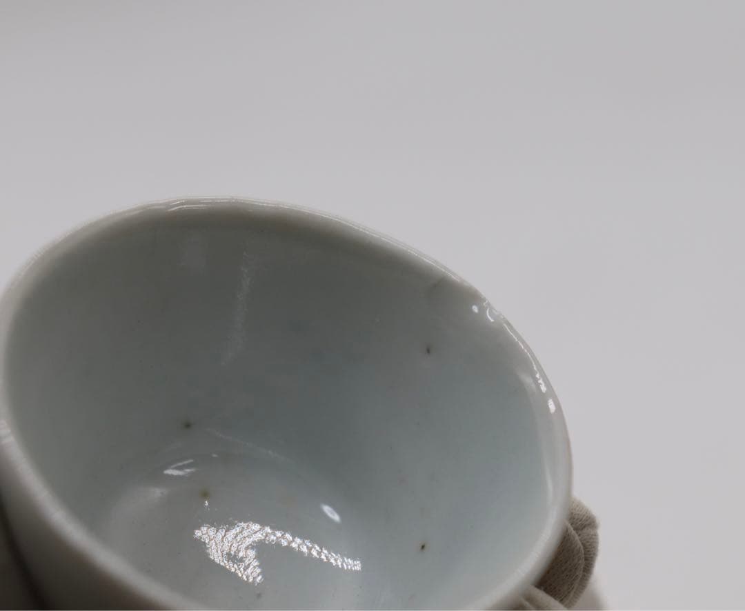 初期　伊万里　白磁　くいのみ5点　送料込み0706