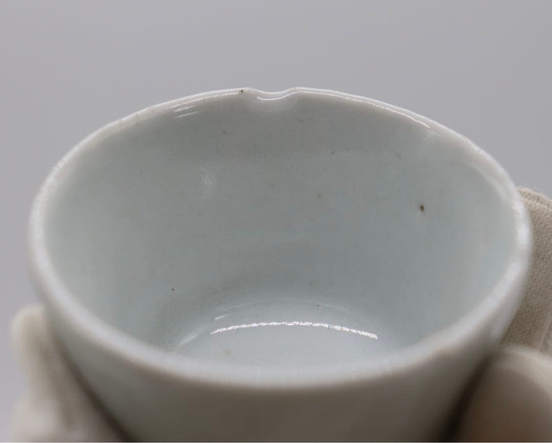 初期　伊万里　白磁　くいのみ5点　送料込み0706