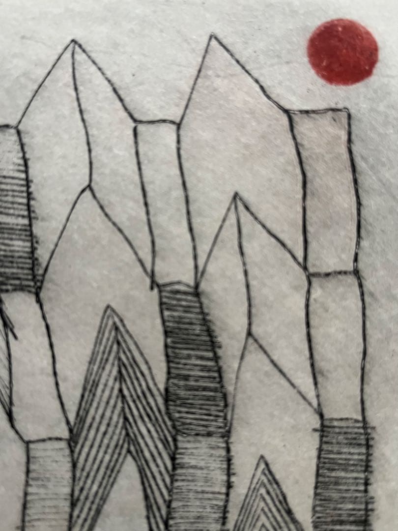 貴重　新品額入り　銅版画　限定10枚　ジニー・キム　直筆サイン、ED有　5/10