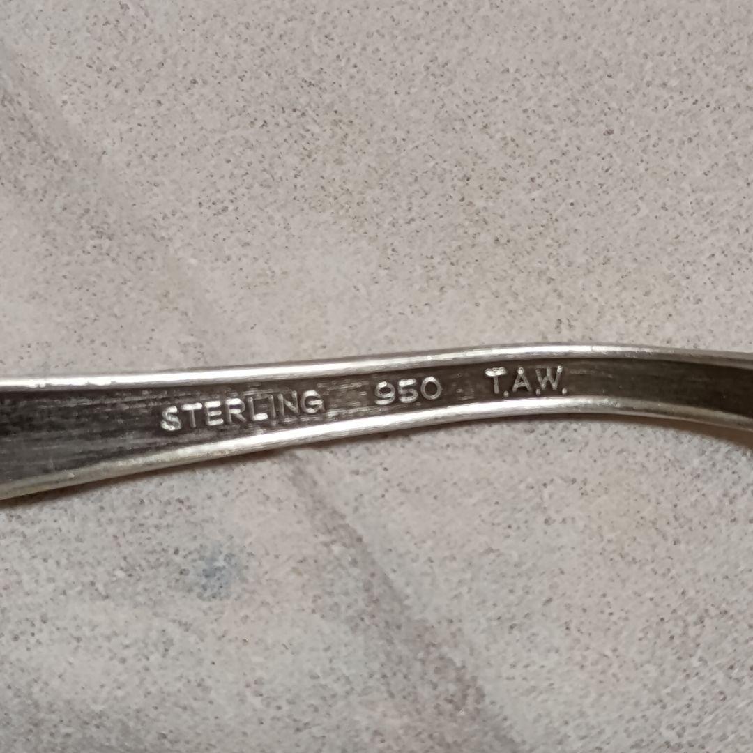 銀製　ティースプーン　純銀　シルバー950 16グラム　長さ約11.5cm