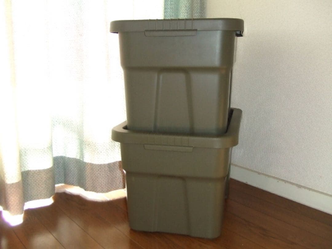 22L/2個set☆THORソー☆コンテナボックス オリーブ　セット新品