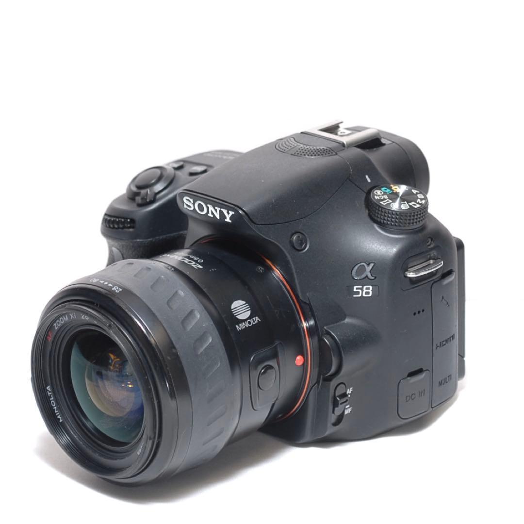 ６日限定価格 SONY α58✨シングルレンズ✨すぐに使えます✨軽量モデル✨