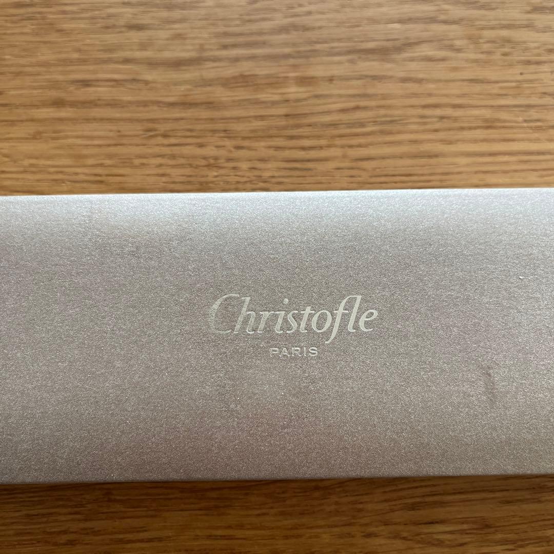 【新品未使用】 クリストフル 箸 ブラック シルバー