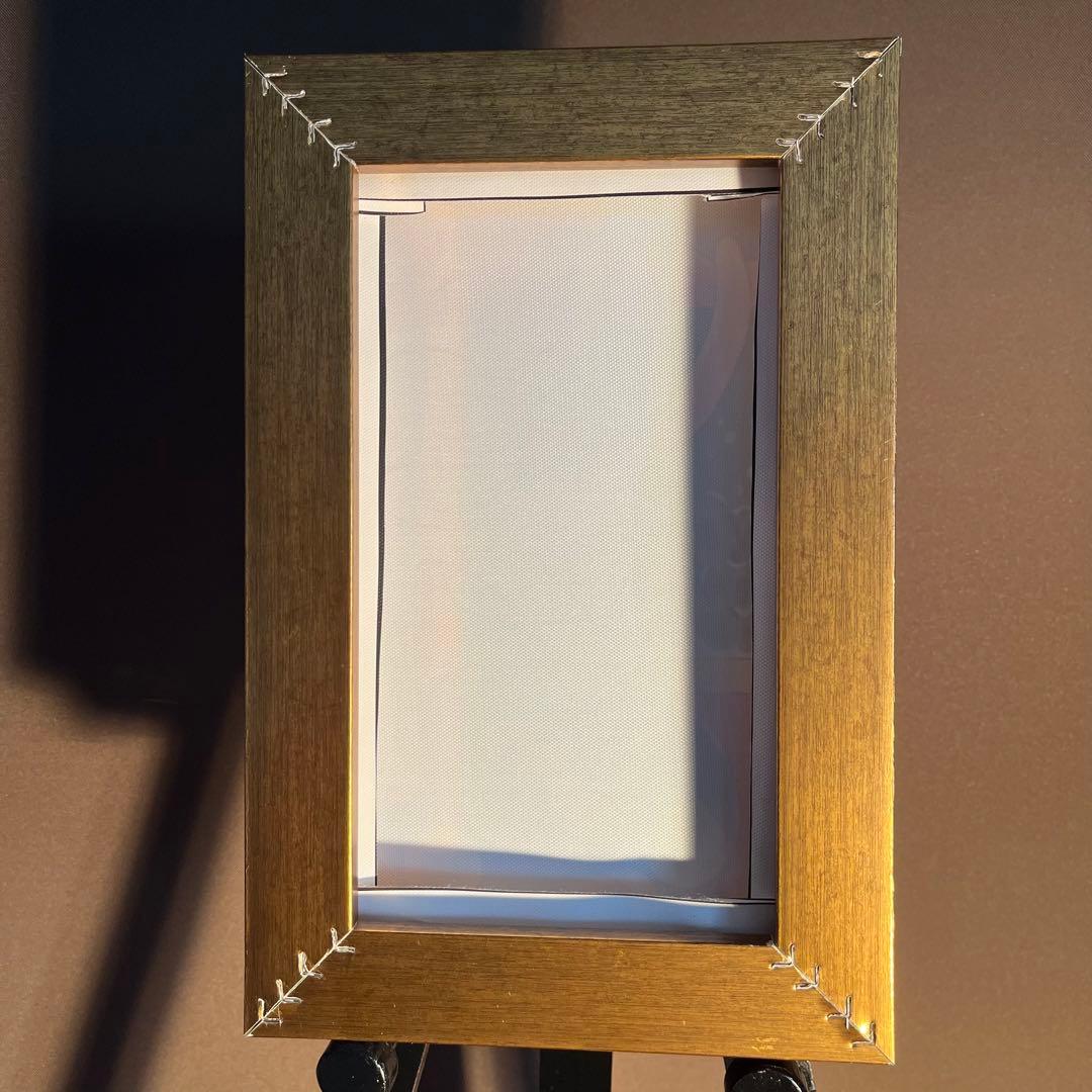 キャンバス プリントアート いたずらねこ インテリア 額付き 絵画