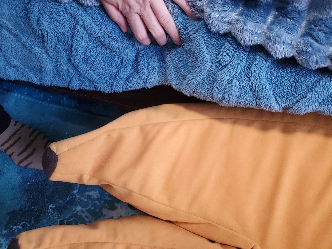 バナナ型ビーズクッションソファー 緑色