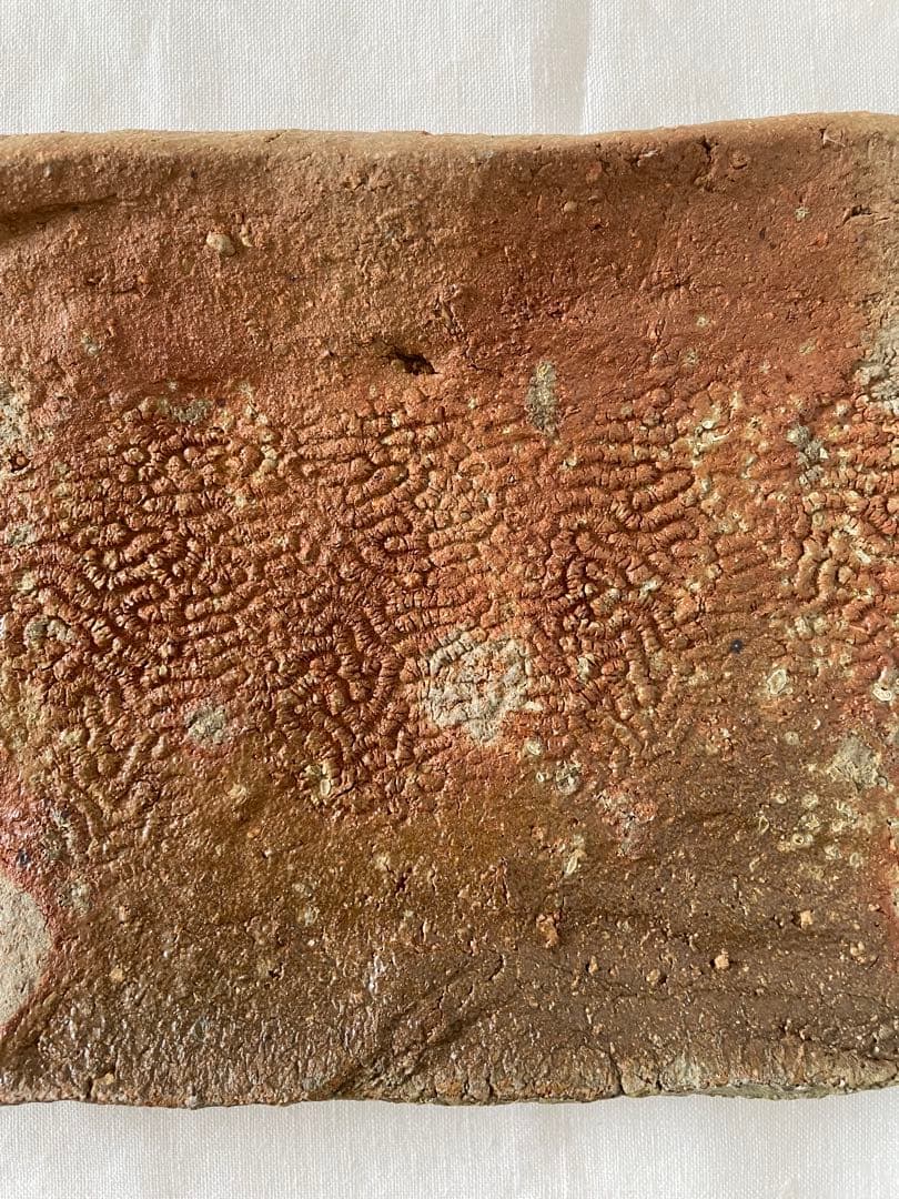 國吉清尚 作　白土 板皿　C