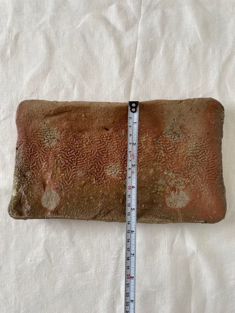 國吉清尚 作　白土 板皿　C