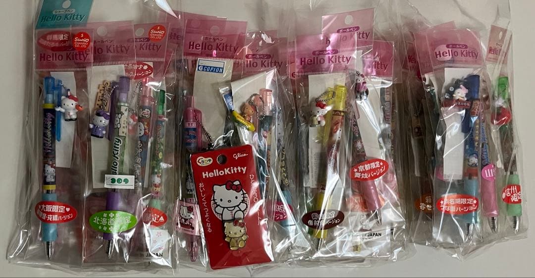 【希少・激レア】ご当地キティ①ボールペン シャープペン まとめ売り 40点セット