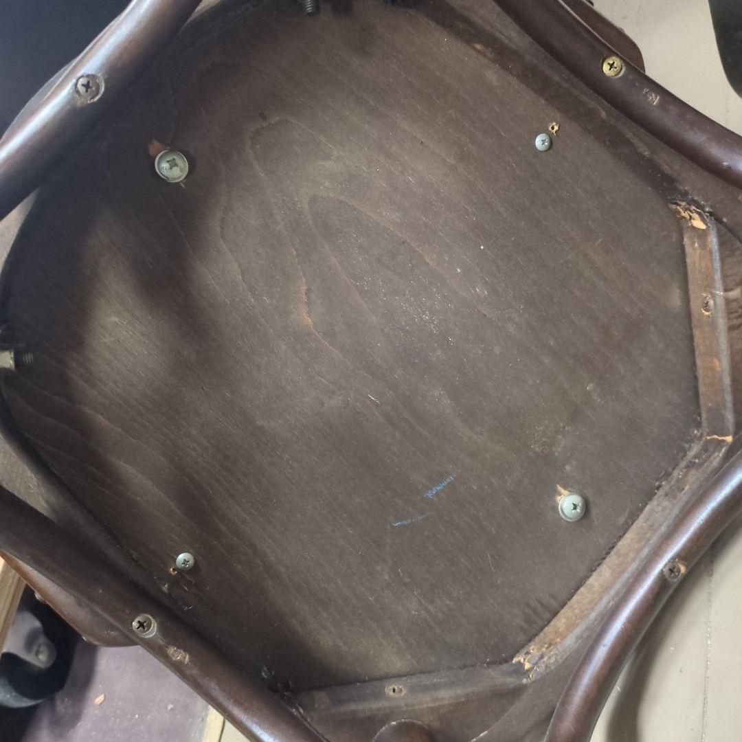 ヴィンテージ　アンティーク　ウッドチェア　二個セット　1