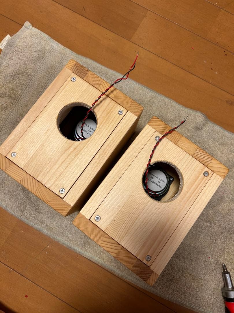 自作スピーカー フルレンジバスレフ型