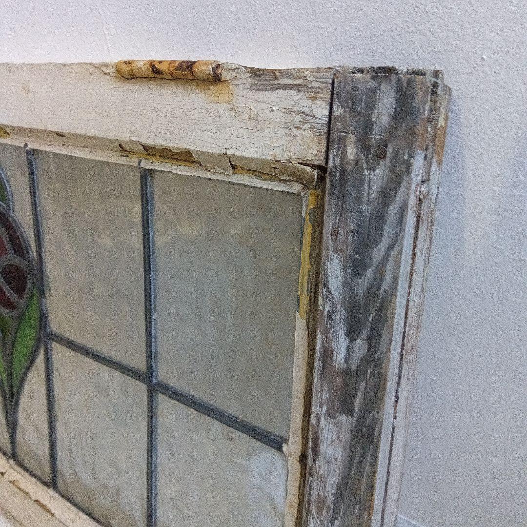 イギリスアンティークステンドグラス・アンティーク窓枠