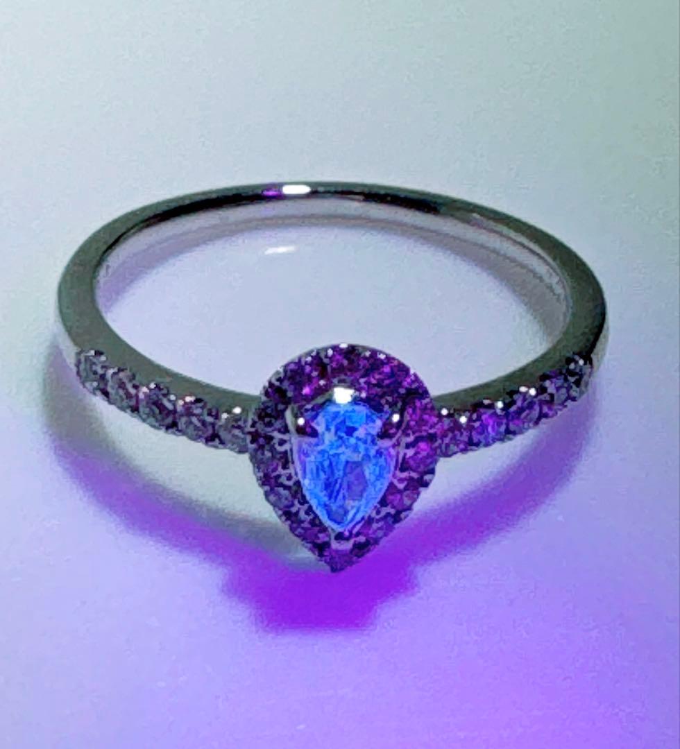 PT天然ピンクダイヤモンドリングNO25-2464