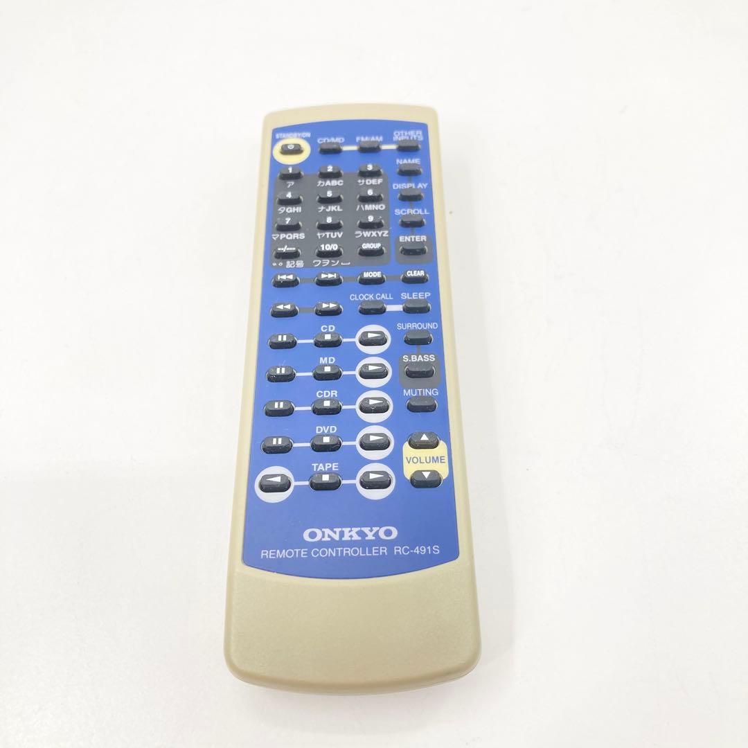 ONKYO FR-N9TX CD/MDチューナーアンプ リモコン付