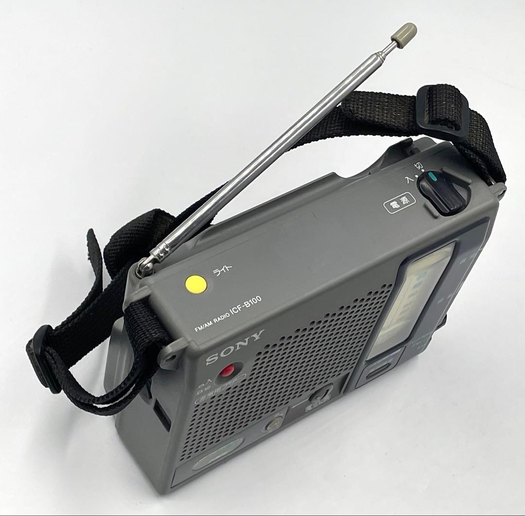 SONY ICF-B100 防災　FM/AMラジオ　MADE IN JAPAN