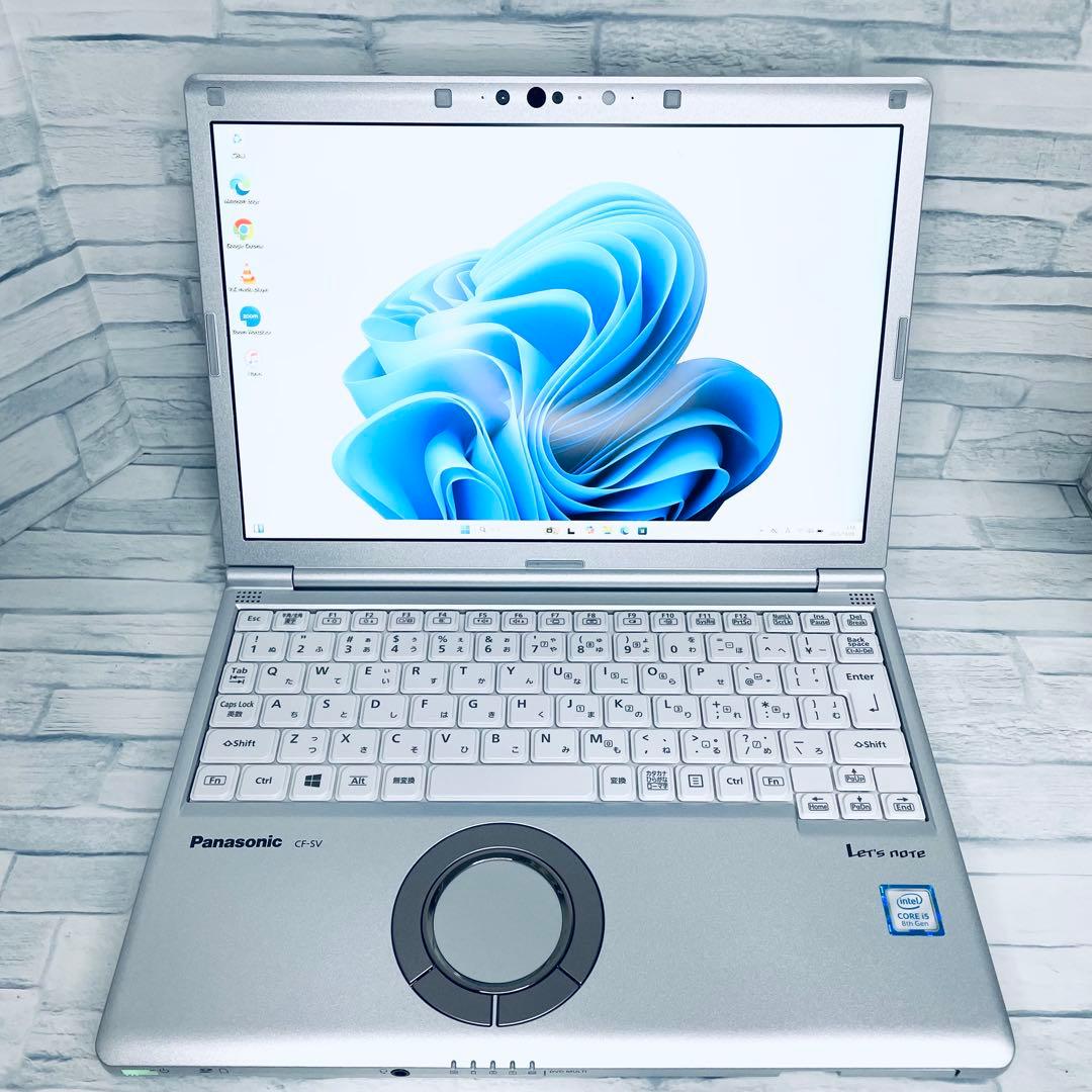 レッツノート ノートPC 第8世代core i5 オフィス付 バッテリー良好レア