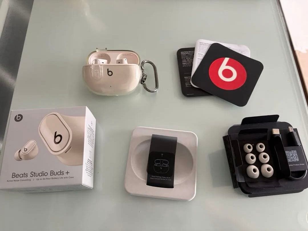 Beats studio buds+アイボリーワイヤレスイヤホン ホワイト