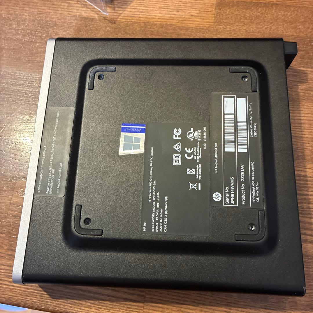 HP ProDesk 400 G4 ミニPC