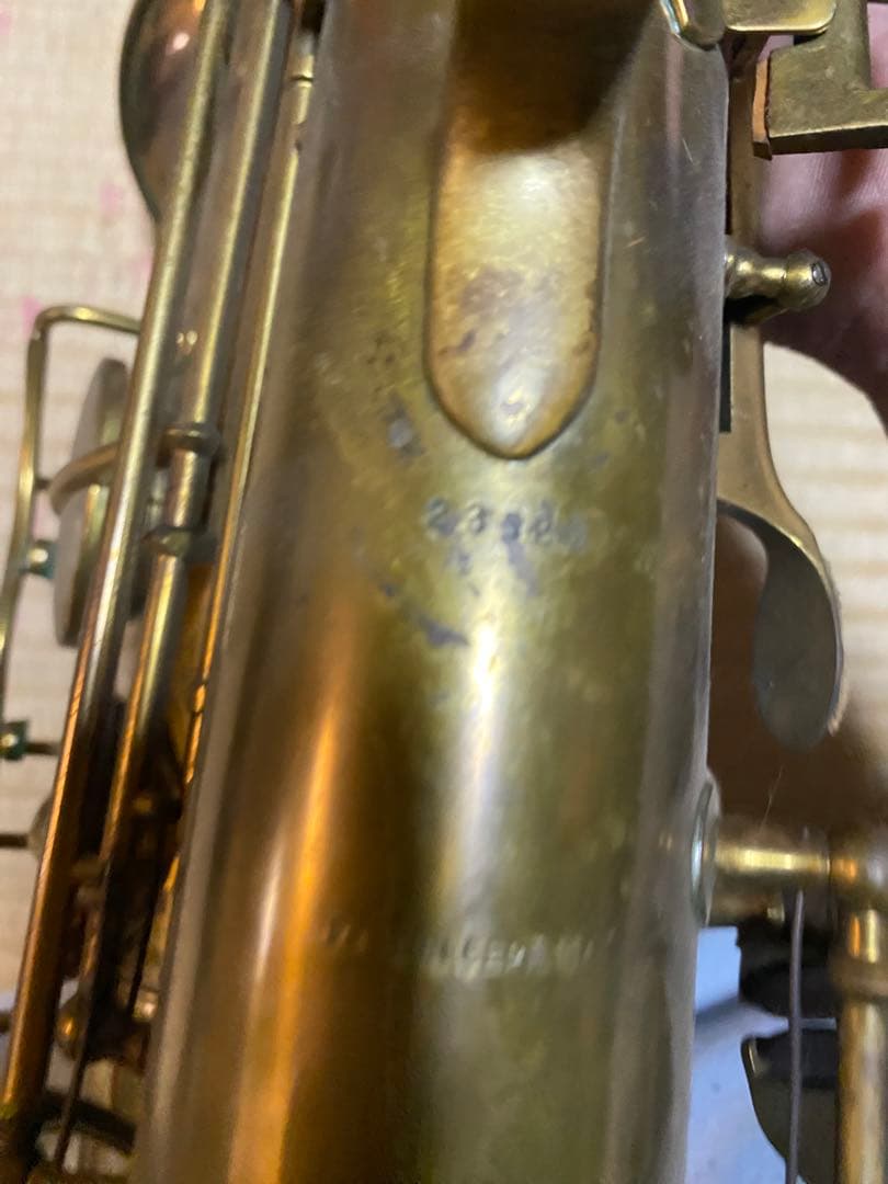 Revere サックス本体 激レア　ジャンク　エングレービング装飾