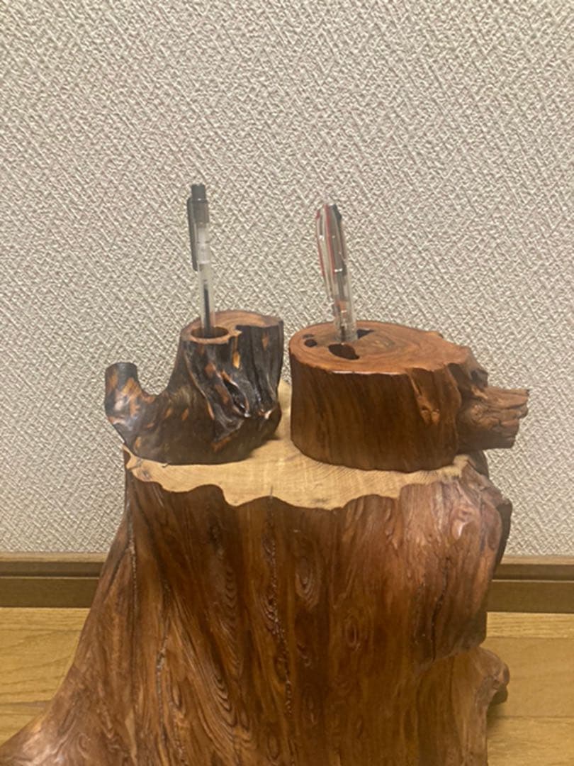 ⭐️草田雲非様の専用⭐️屋久杉のペン立てと屋久杉の台⭐️屋久杉工芸品⭐️