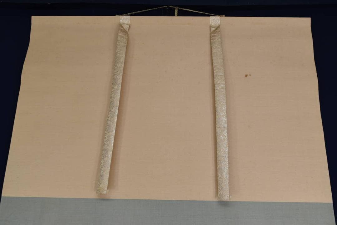 【真作】町永三郎/早朝赤富士図/掛軸☆宝船☆AA-956