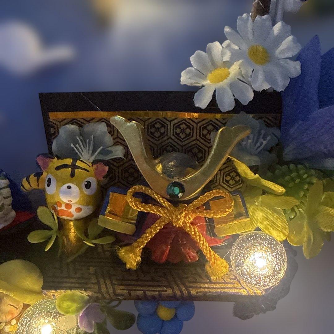 どんぐりアート♡Autumnリース＆端午の節句オブジェ＆タペストリー　3点