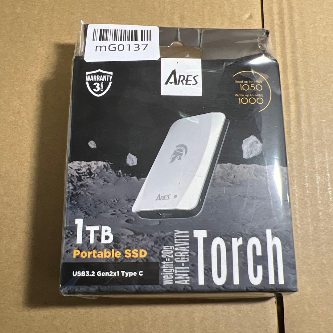 外付けハードディスク・ドライブ ARES 1TB Portable SSD USB3.2 Gen2x1