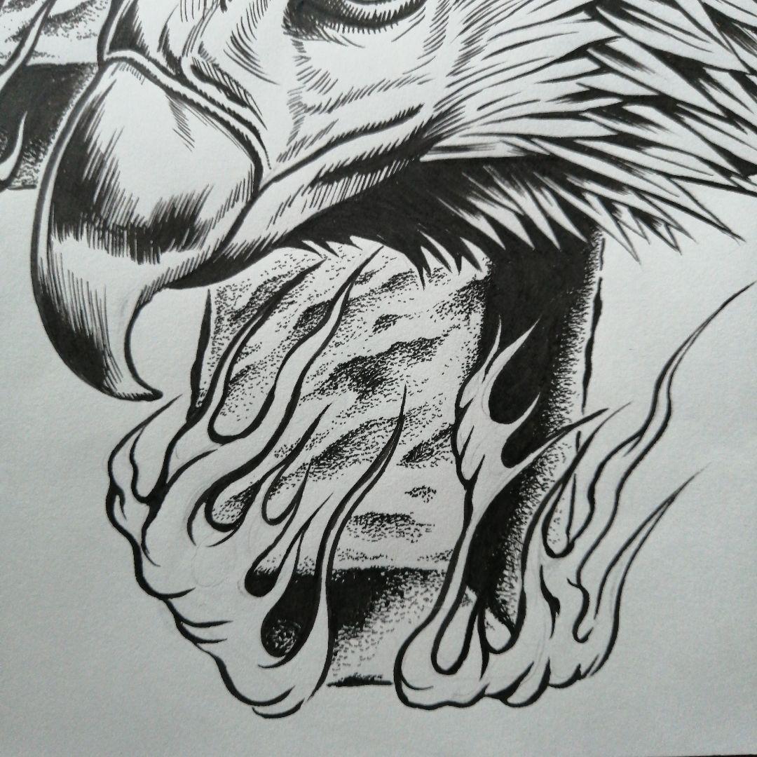 B4原画　鷹