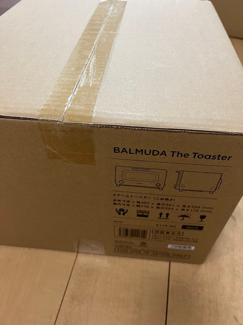 【新品未使用】BALMUDA The Toaster K11A-BK ブラック