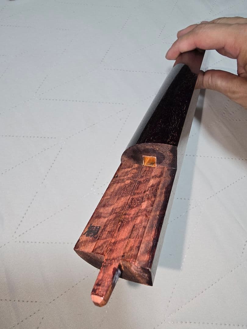 すぐ弾けます！紅木の高級三味線　おまけケース付き　メンテナンス品