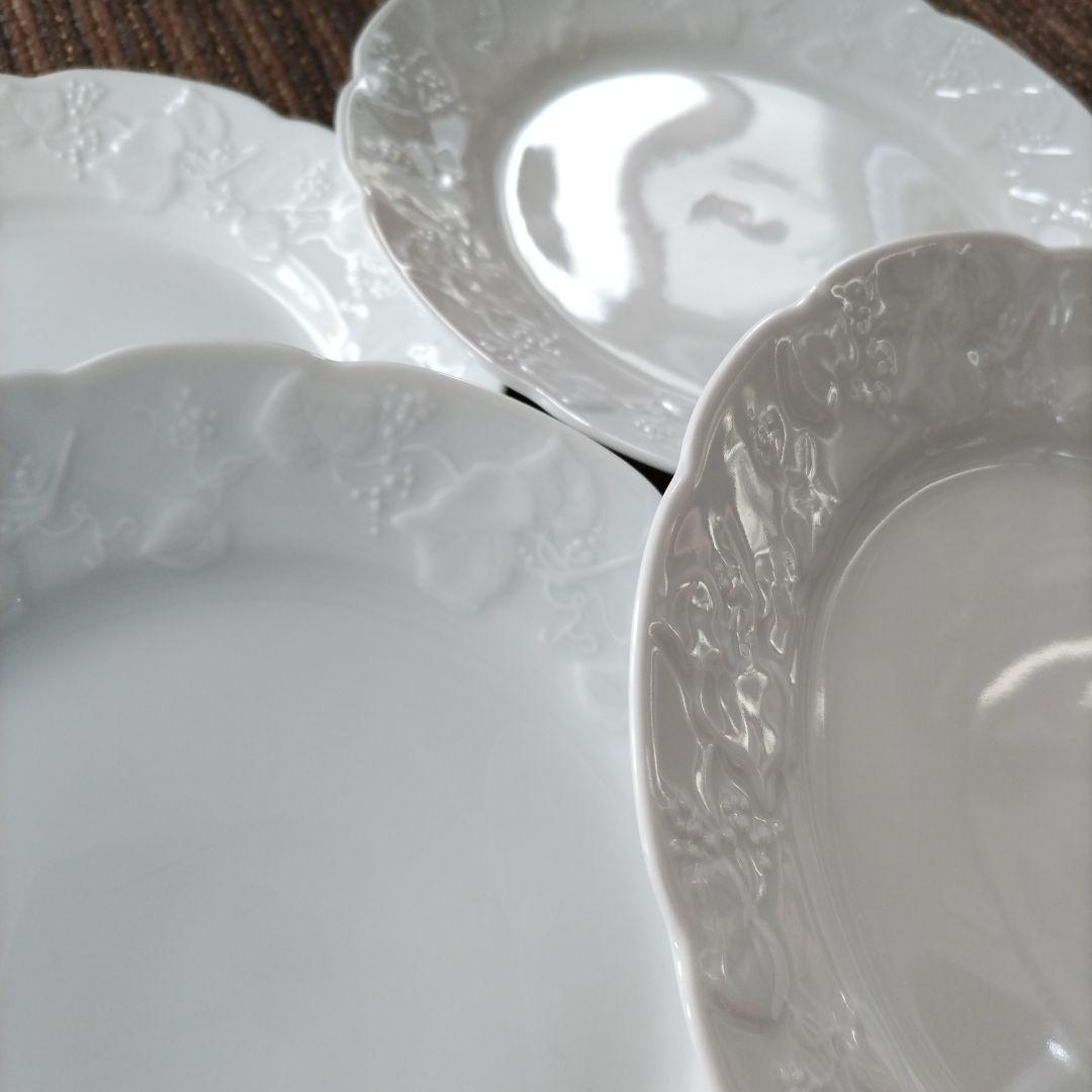 【美品】フランス Lierre Sauvage CNP 　デザート皿　４枚セット