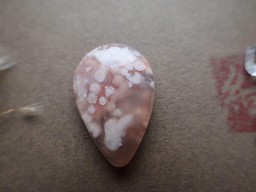 さかい 桜瑪瑙　マクラメ　ネックレス