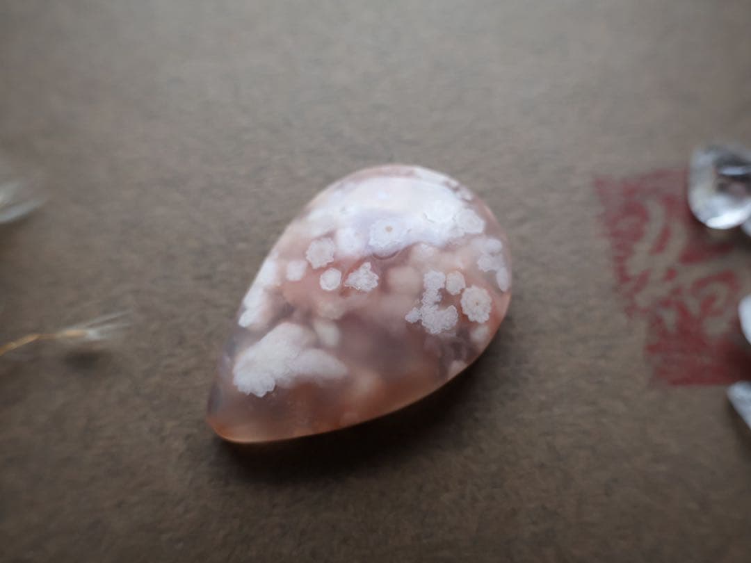 さかい 桜瑪瑙　マクラメ　ネックレス