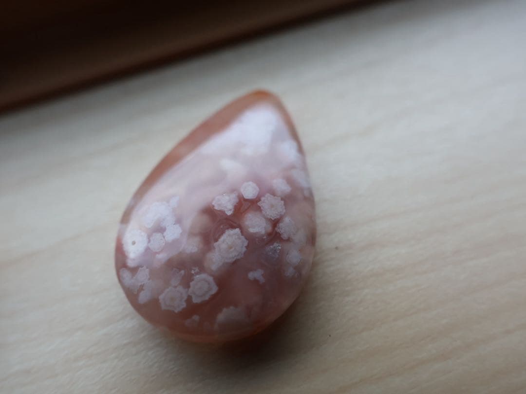 さかい 桜瑪瑙　マクラメ　ネックレス