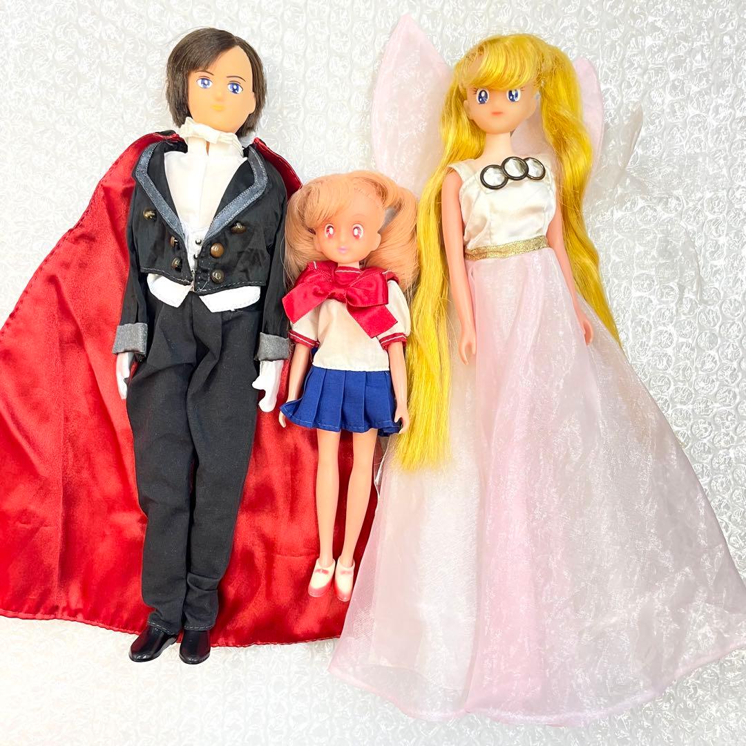 【レア当時物】セーラームーン　ドール　セレニティ・タキシード仮面・ちびうさ