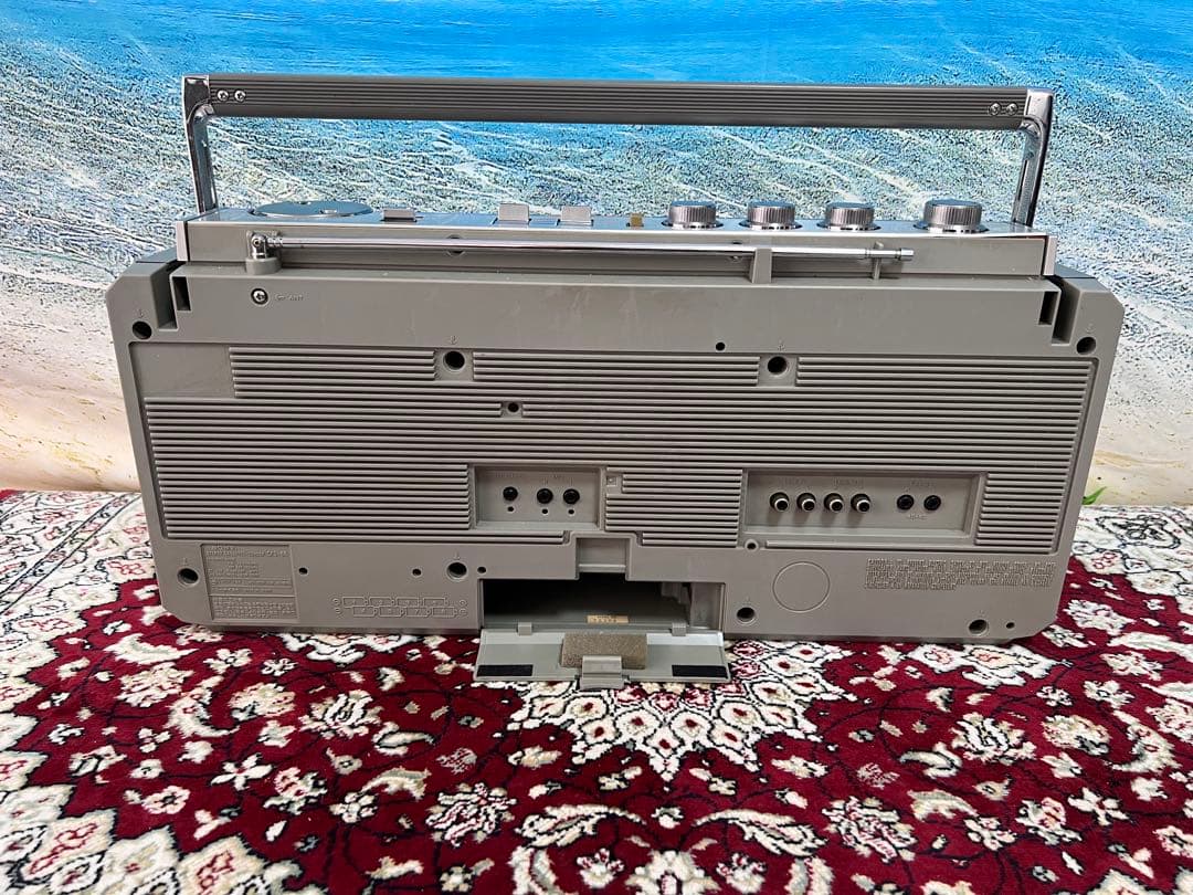 昭和レトロSONY ラジカセ CFS-66中古メンテナンス済み箱付きビンテージ