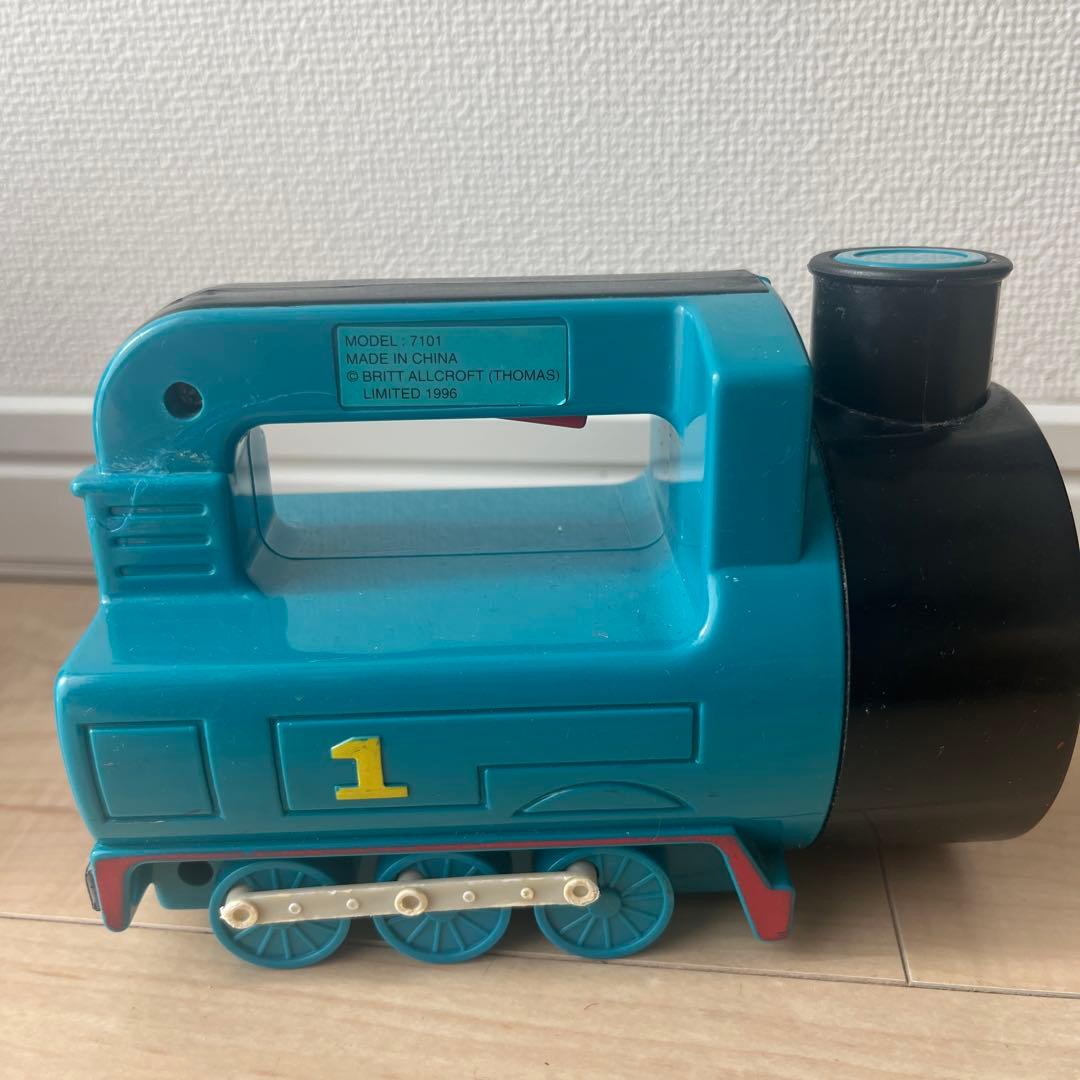【レア‼️完動品】きかんしゃトーマス　目覚まし時計　懐中電灯　ライト