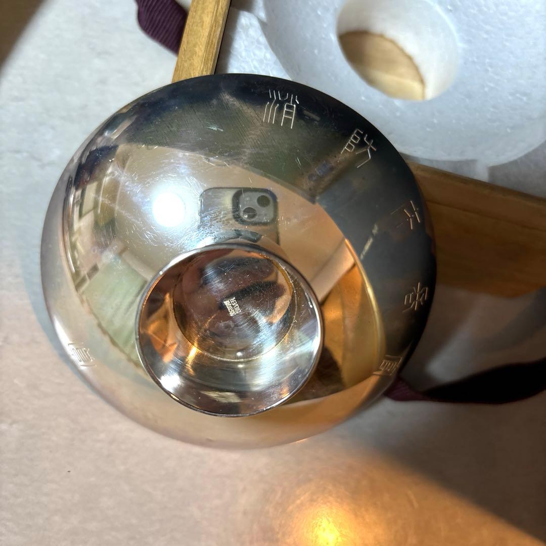 よ*ー様 (1-207)銀杯　内閣総理大臣　シルバー70g 消防庁　造幣局製　木