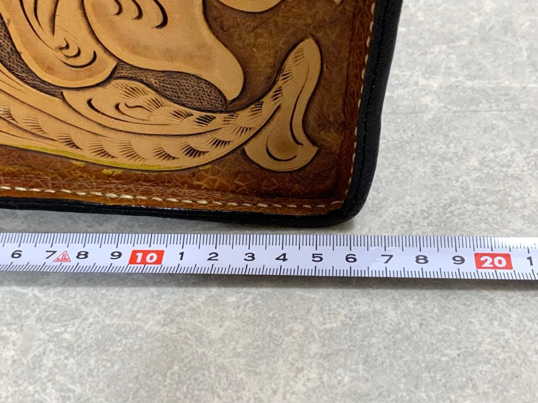 レザー バッグ 彫刻模様 カービング レザークラフト