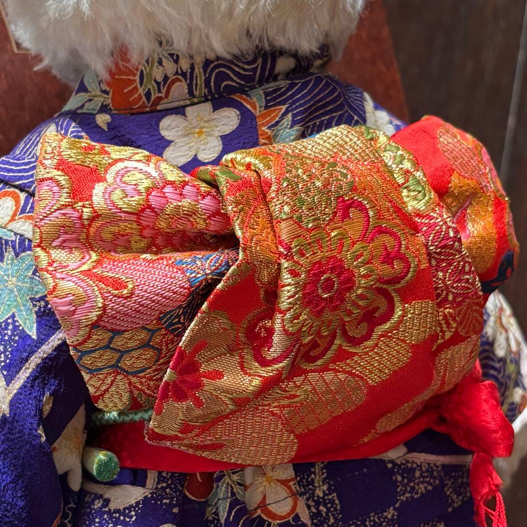 Steiffシュタイフ 千代姫テディベア2002 限定品 希少 着物 ぬいぐるみ