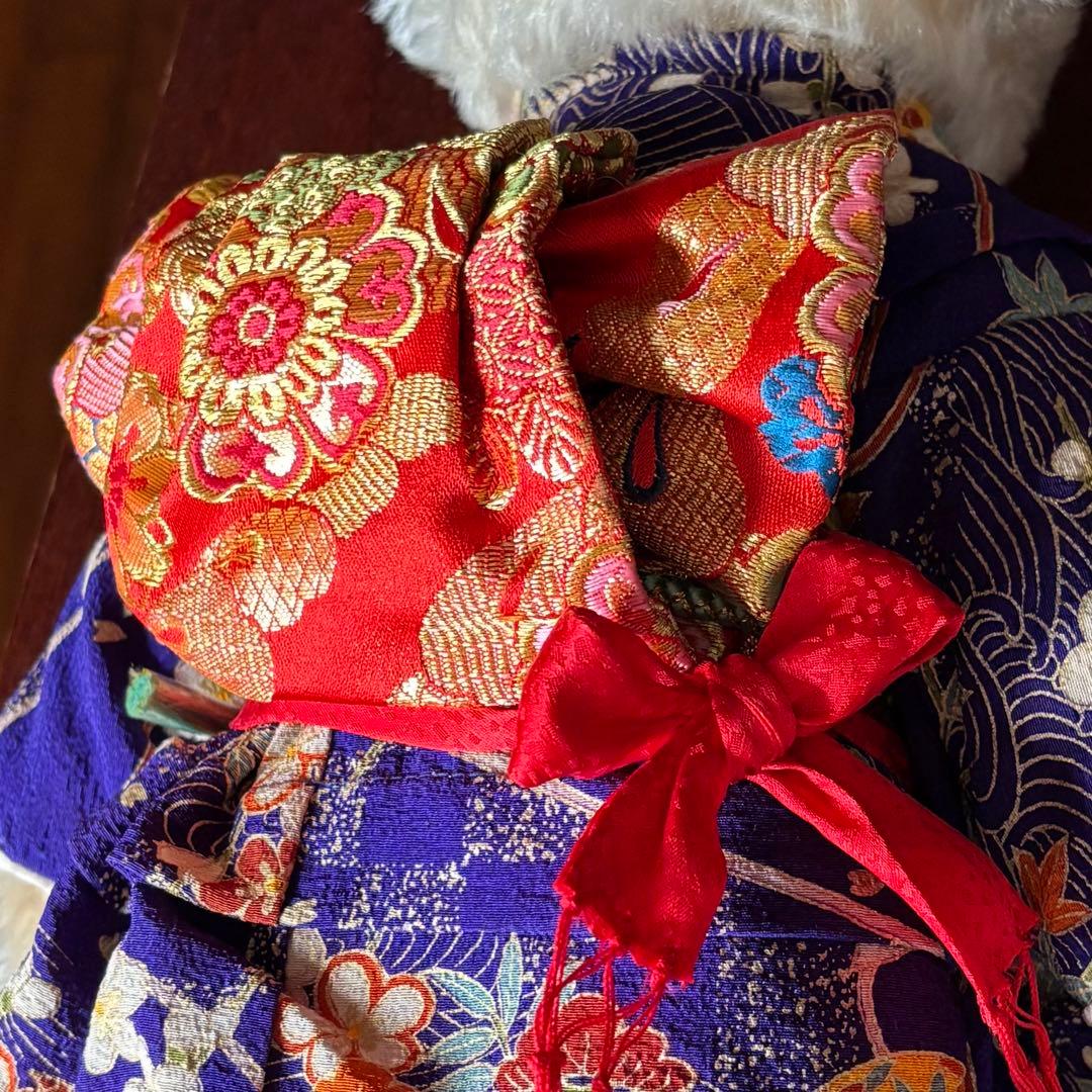 Steiffシュタイフ 千代姫テディベア2002 限定品 希少 着物 ぬいぐるみ