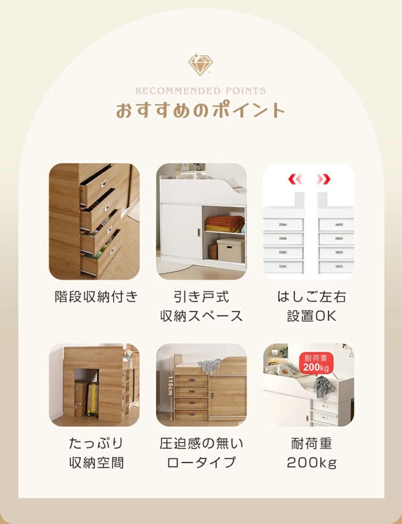 【出品 3/31まで】収納付き ベッドフレーム【引取り最優先】