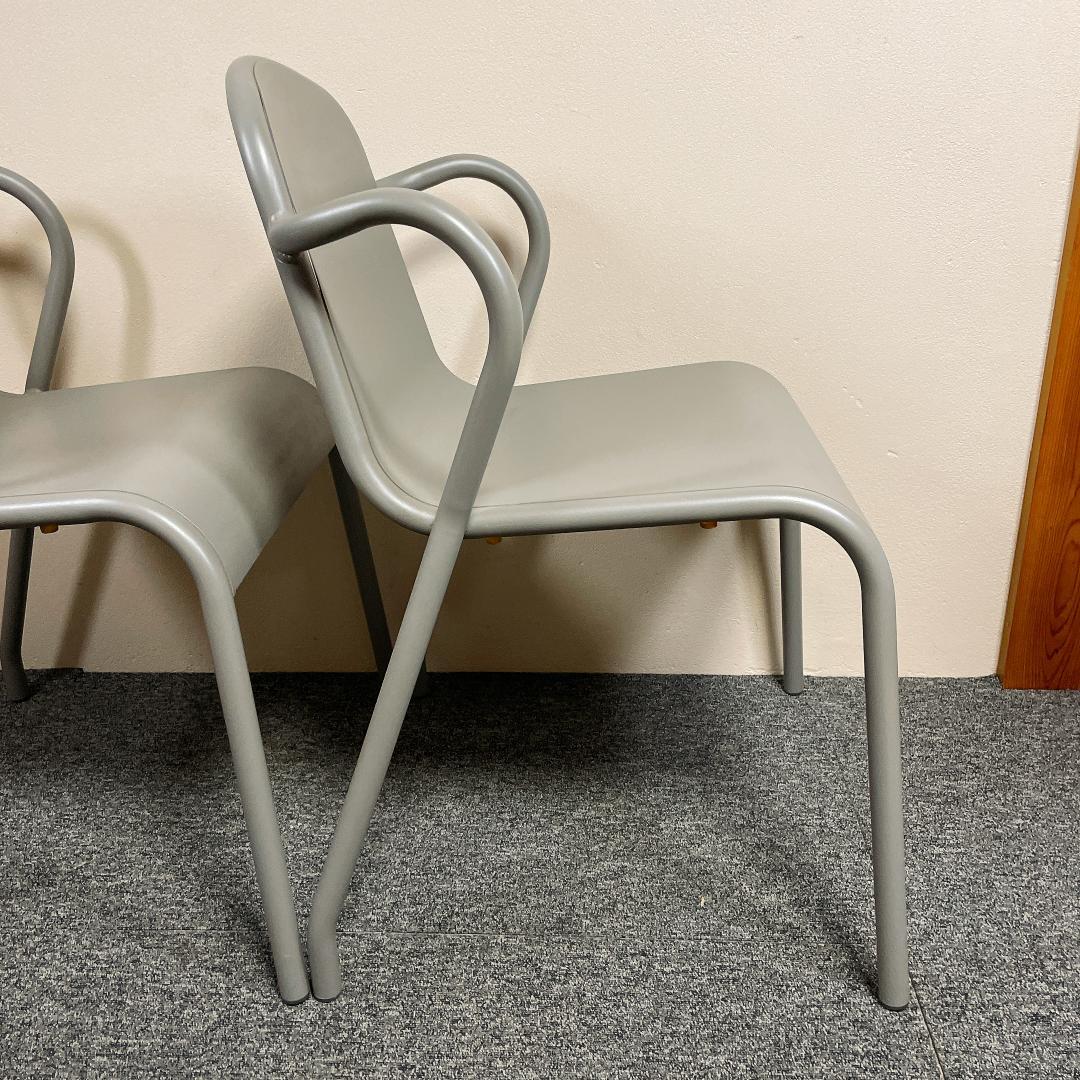 希少　IKEA TUNHOLMEN ガーデンチェア 2脚セット アルミ